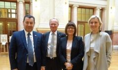 26 October 2016 National Assembly Speaker Maja Gojkovic and the PACE co-rapporteurs